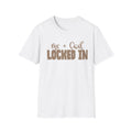 Locked In Faith T‑Shirt — "Me + God Locked In" Christian Graphic Tee