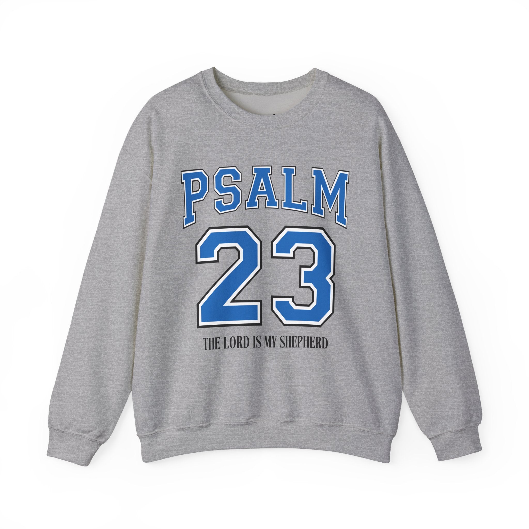 Psalm 23 Crewneck Sweatshirt — The Lord Is My Shepherd Christian Pullover