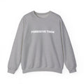Crewneck Sweatshirt - "Forgive Them" Minimalist Black Pullover
