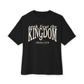 Seek First the Kingdom Tee — Matthew 6:33 Floral Christian Graphic T‑Shirt